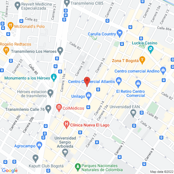 Mapa de Consultora Nacional S.A.S.