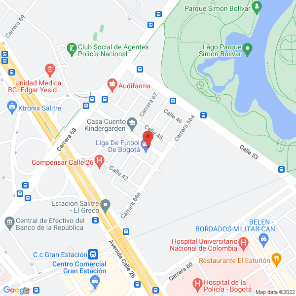 Mapa de Consultores En Sistemas De Gestion Y Salud Ocupacional Ltda.