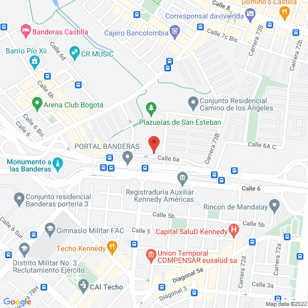 Mapa de Consultoria & Soluciones Tecnicas Empresariales Cysteq S.A.S.
