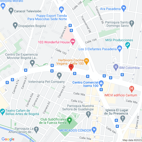 Mapa de Consultoría De Estética Mercedes De Caballero
