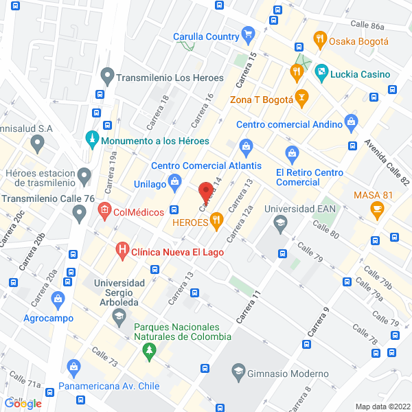 Mapa de Coommtrend Eb