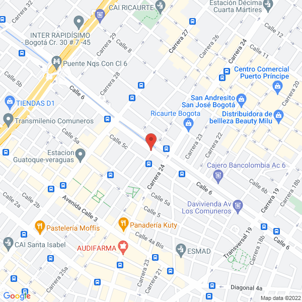 Mapa de Repuestos Genuinos Ltda.
