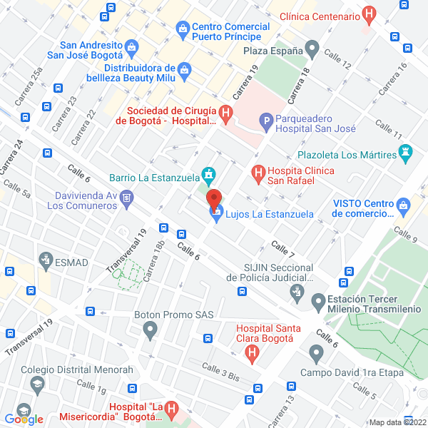 Mapa de Repuestos Karfor Ltda.