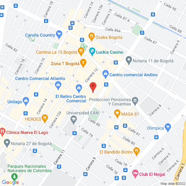 Mapa de Restaurante Almadero