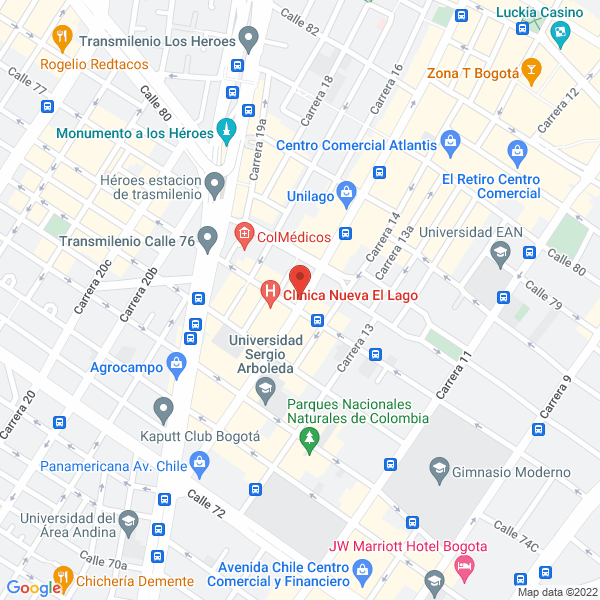 Mapa de Restaurante Sabrolago