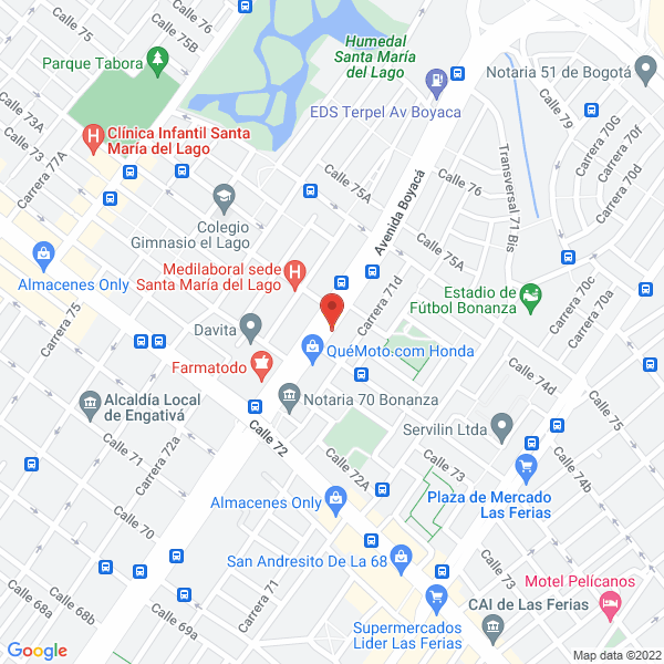 Mapa de San Diego Motors