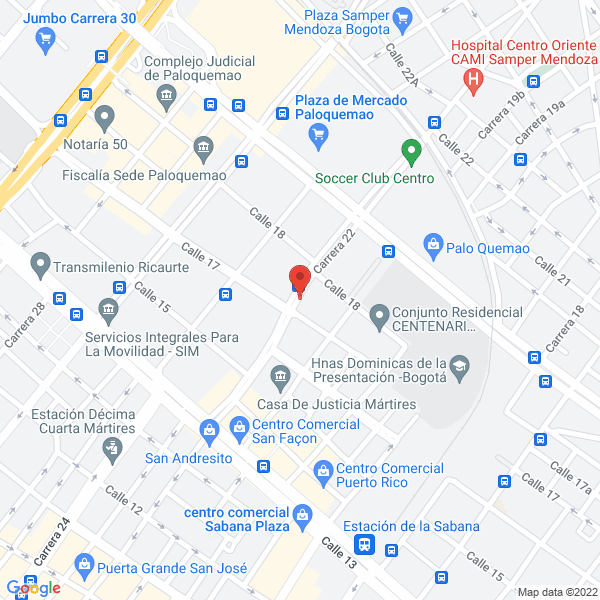 Mapa de Sar Impresores