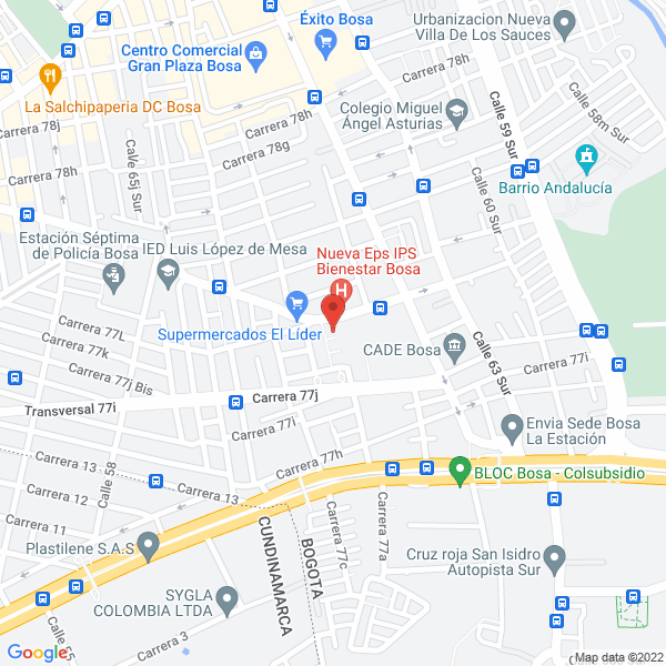 Mapa de Serypro Ltda