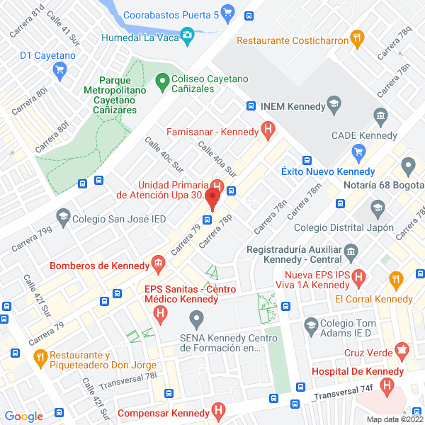 Mapa de Smoking Hermanos Niño