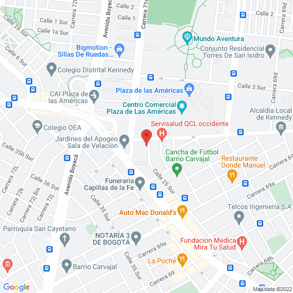 Mapa de Solo Frenos Ramiro'S