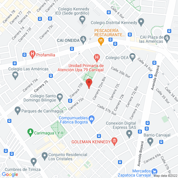 Mapa de Soltec Diseño Industrial Ltda