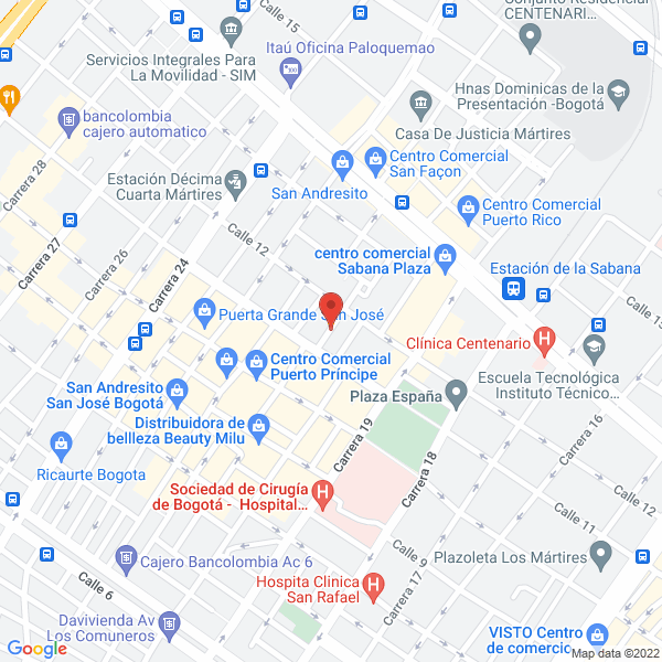 Mapa de Supermercado 4 Esquinas