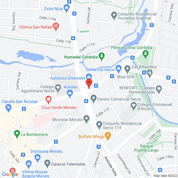 Mapa de Supermercado Fapego Ltda