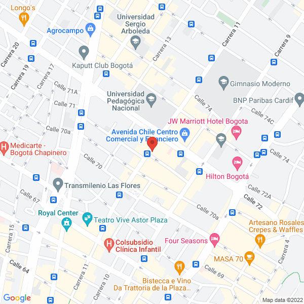 Mapa de Synergy Marketing Colombia S.A