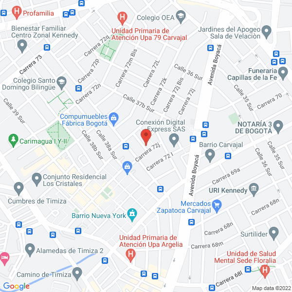 Mapa de Taller De Mecanizados Y Repuestos T.M.R Ltda