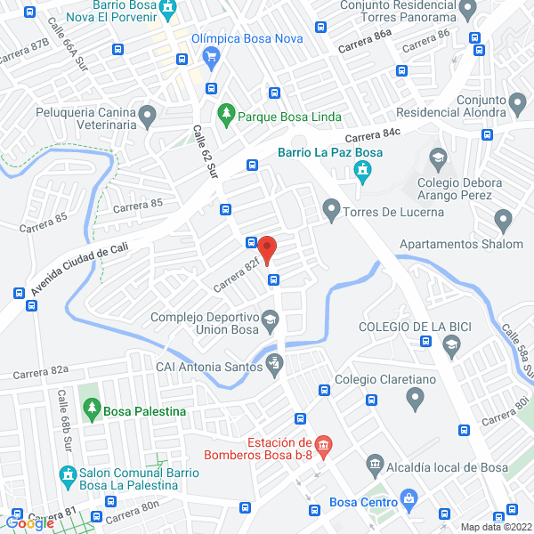 Mapa de Tejideportes
