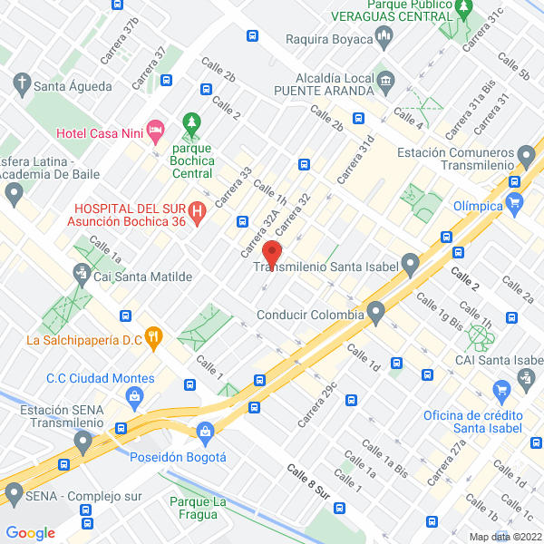 Mapa de Tekmaq S.A.S.