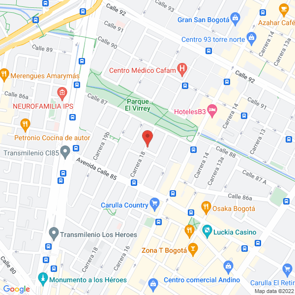 Mapa de Teknidata Consultores S.A.S