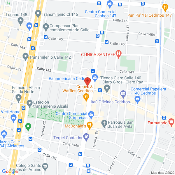 Mapa de Tr Comunicaciones
