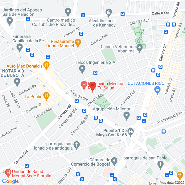 Mapa de Ultraflex S.A