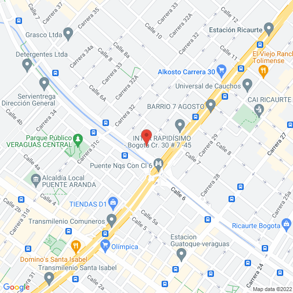 Mapa de Vehiculos Roll Royda S.A.
