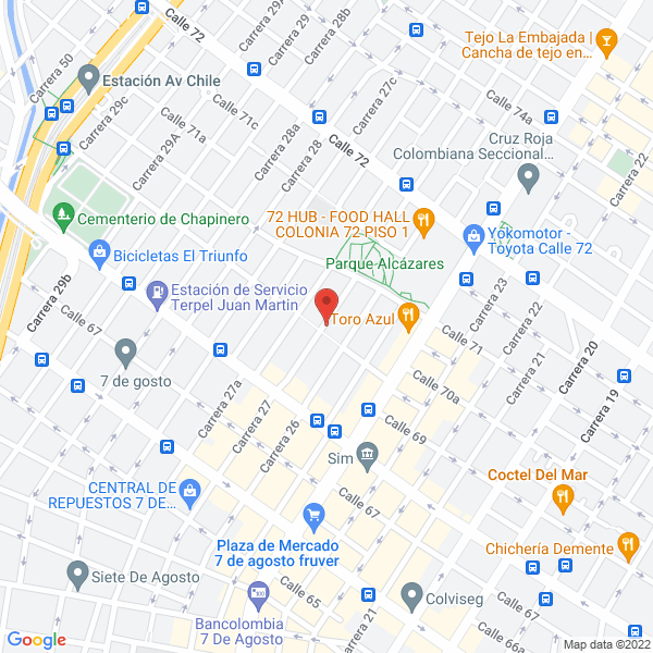 Mapa de Dekotronika S.A.S.