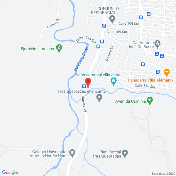 Mapa de Colortex S. A.