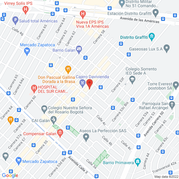 Mapa de Colsys Ltda