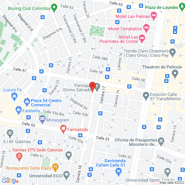 Mapa de Comercializadora Frankath Ltda.