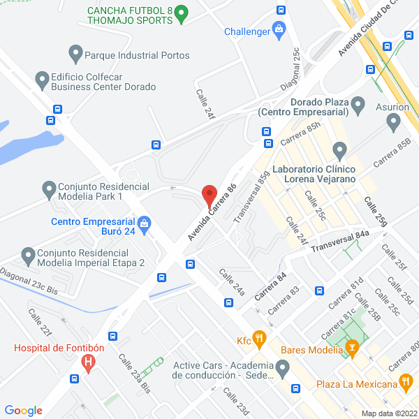 Mapa de Comercializadora Jireh Shadai