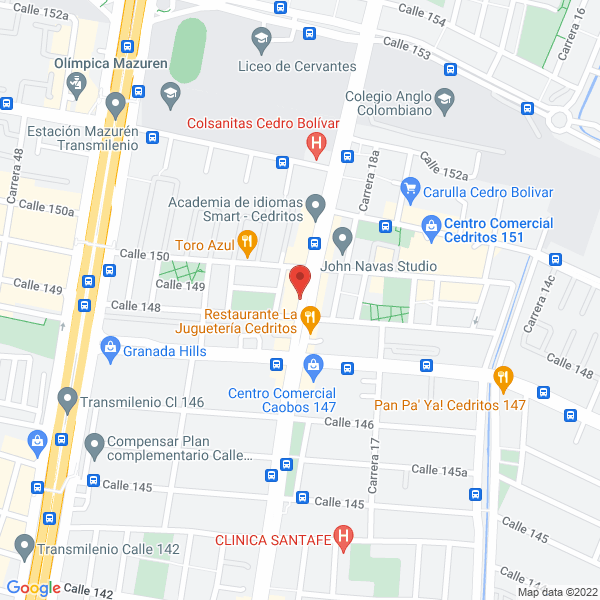 Mapa de Confirdatos Abogados Consultores Ltda.