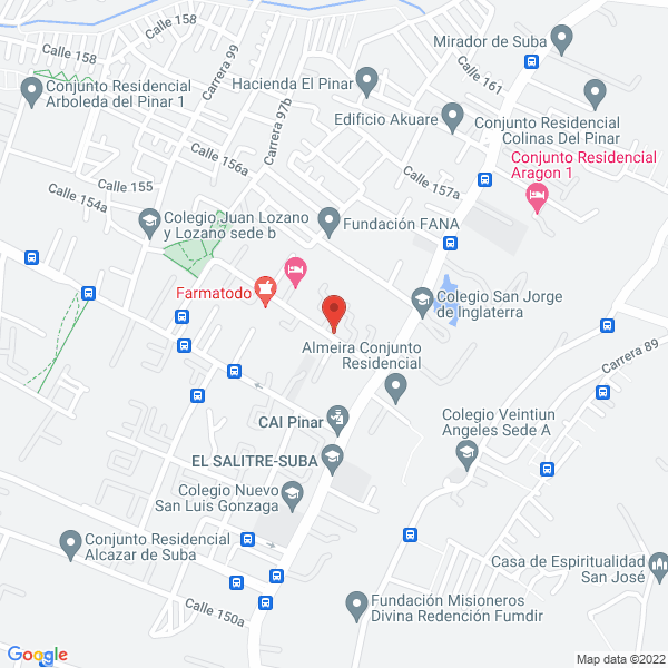 Mapa de Conjunto Residencial Iguazú