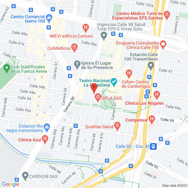 Mapa de Constructora Jaime Barrero & CIA. Ltda.