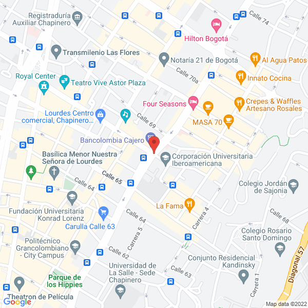 Mapa de Constructora Rattner Ltda.