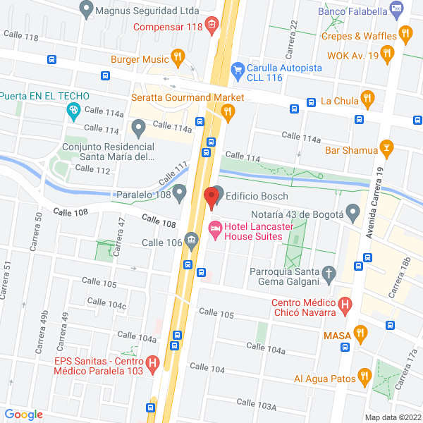 Mapa de Constructora Reserva Del Alamo Ltda