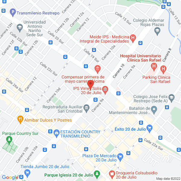 Mapa de Construimos Ingenieria Ltda