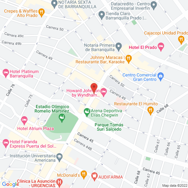 Map of Creditos A Pensionados