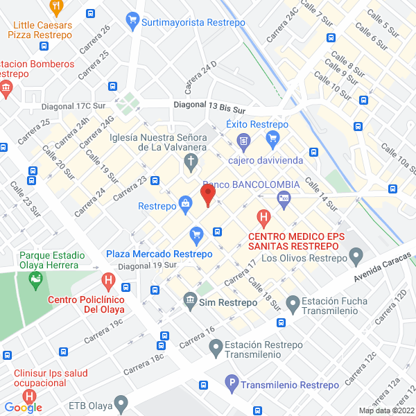 Mapa de Cremalleras Yes