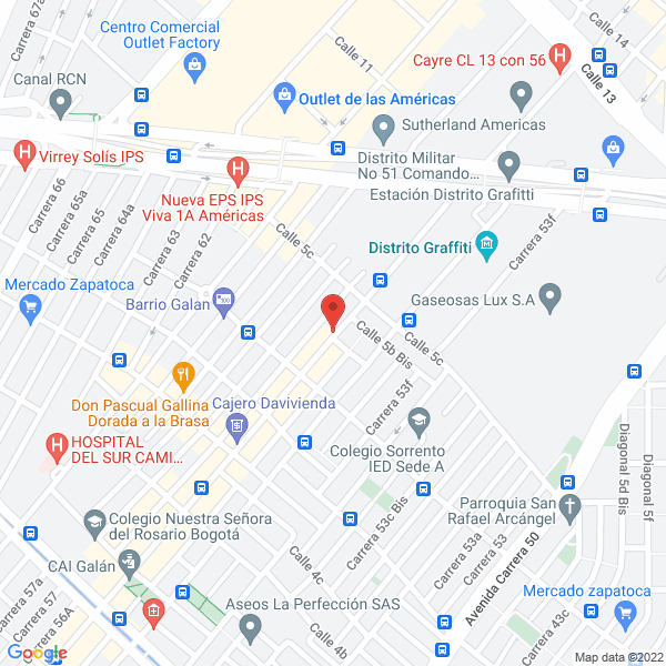 Mapa de Cricel Impresores
