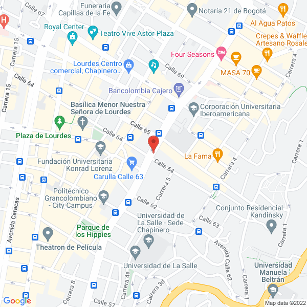 Mapa de Cybercentro & Comunicaciones