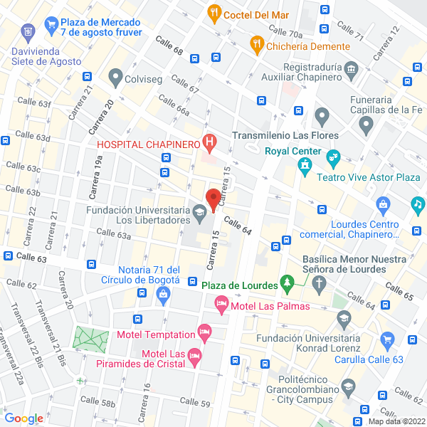 Mapa de Déposito De Papa Chapinero