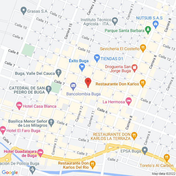 Map of Depósito De Papa El Porvenir De Buga