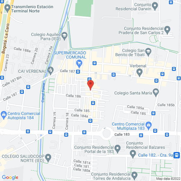 Mapa de Depósito De Papa El Surti 1