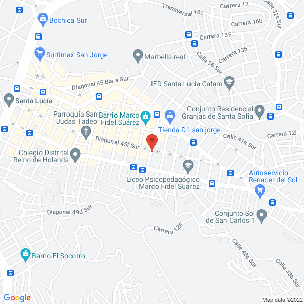 Mapa de Depósito Los Pachos