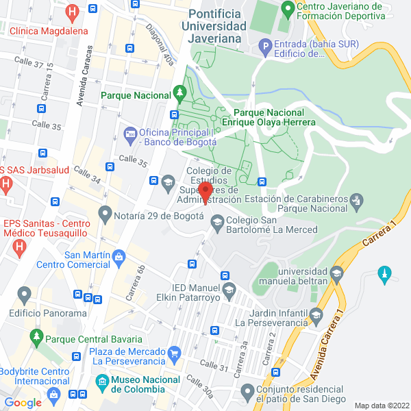 Mapa de Digital Parsec E.U.
