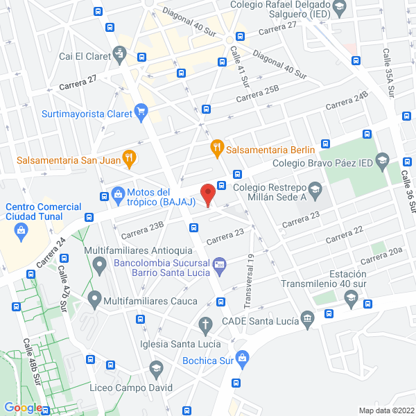 Mapa de Din Don Pan Industrial