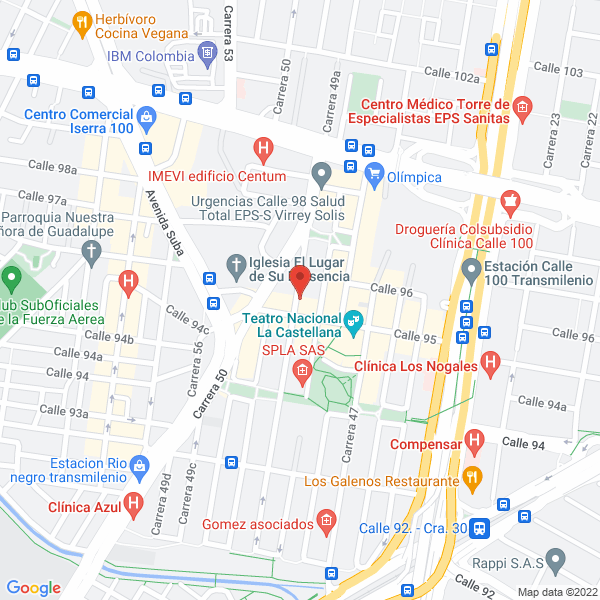 Mapa de Dingo Constructores S.A.S.
