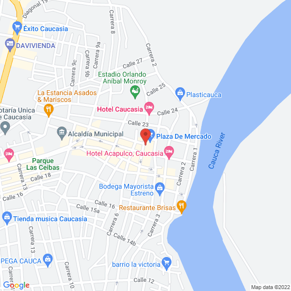 Map of Distribuciones Brisas Del Cauca