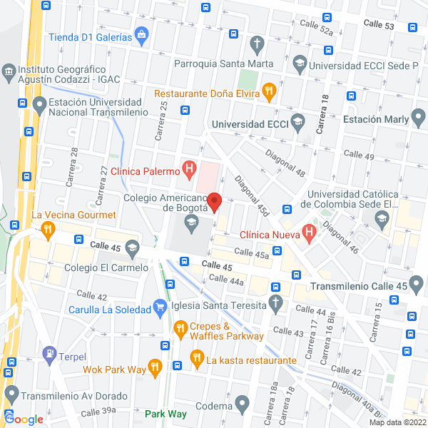 Mapa de Doctor Fabio Alberto Ramirez T Y Cia Ltda