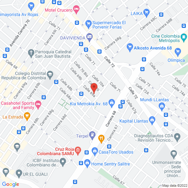 Mapa de Domec Ltda